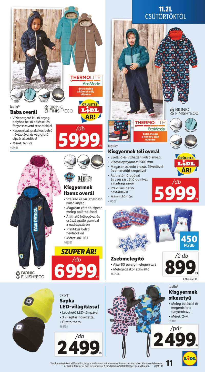 Lidl Akciós Újság Black Friday 11 oldal