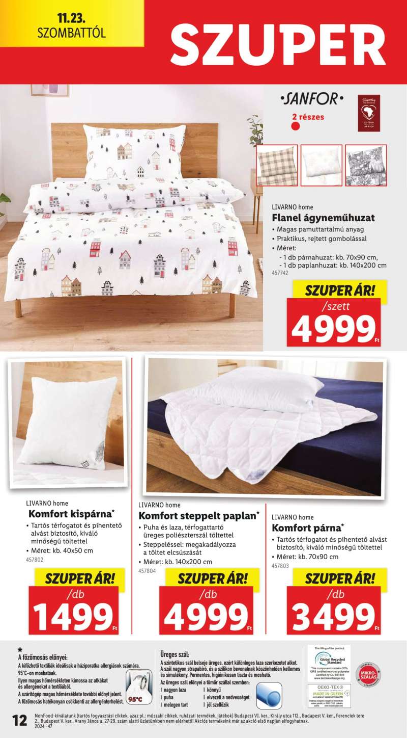 Lidl Akciós Újság Black Friday 12 oldal