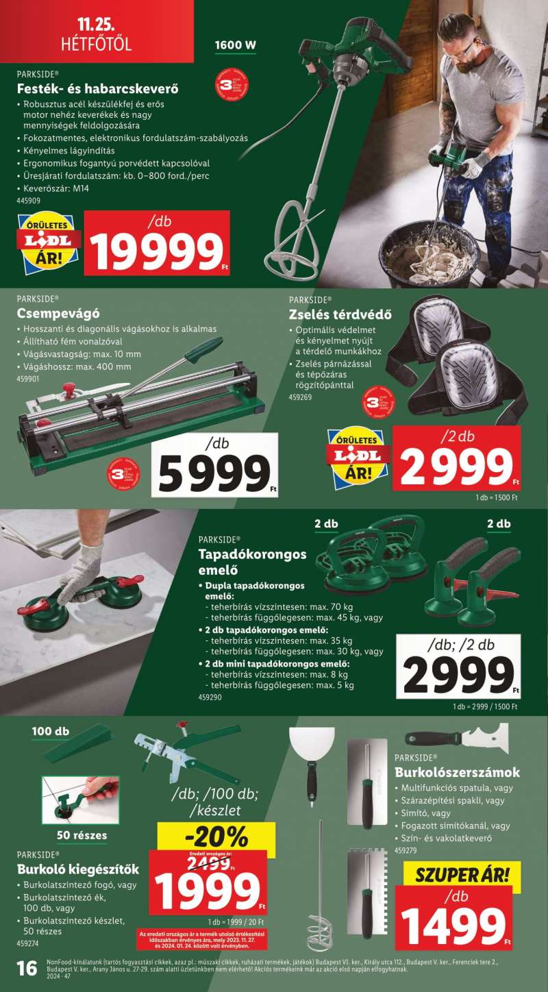 Lidl Akciós Újság Black Friday 16 oldal