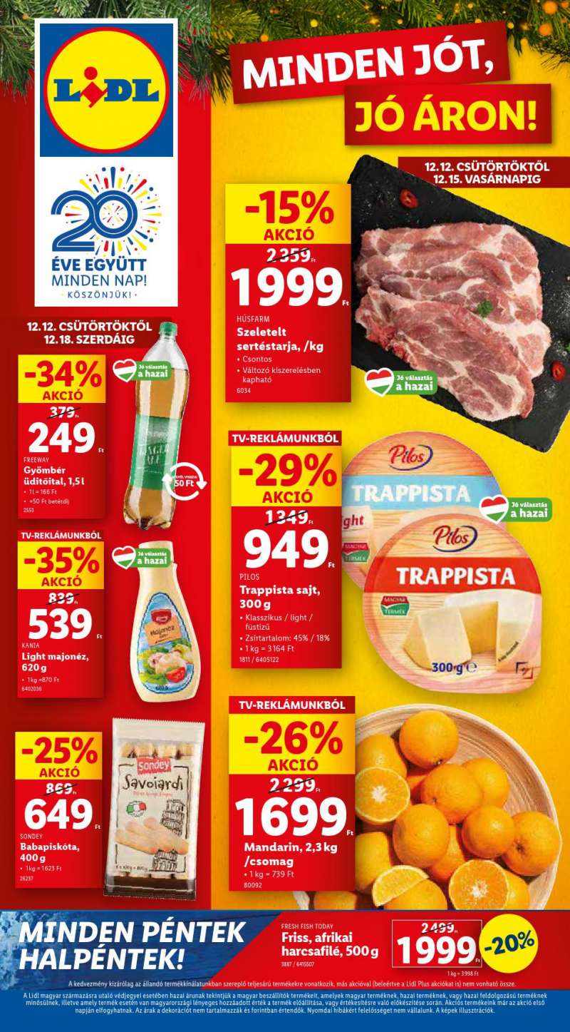 Lidl Akciós Újság 1 oldal