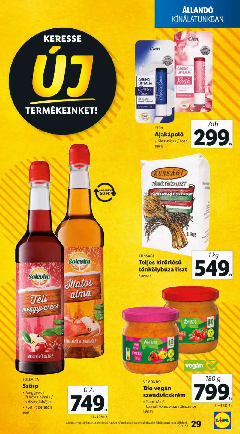 Lidl Akciós Újság 29 oldal