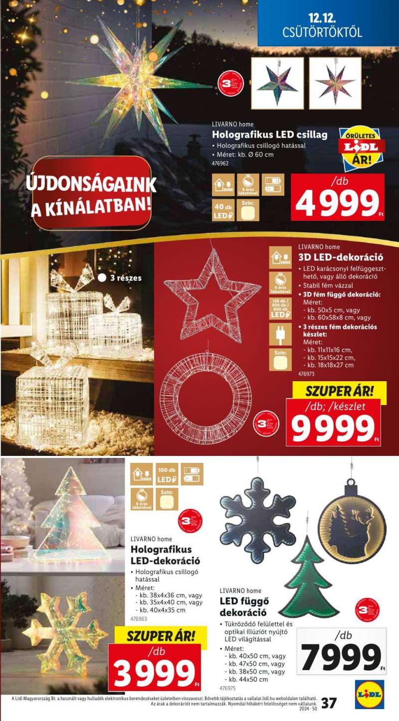 Lidl Akciós Újság 37 oldal