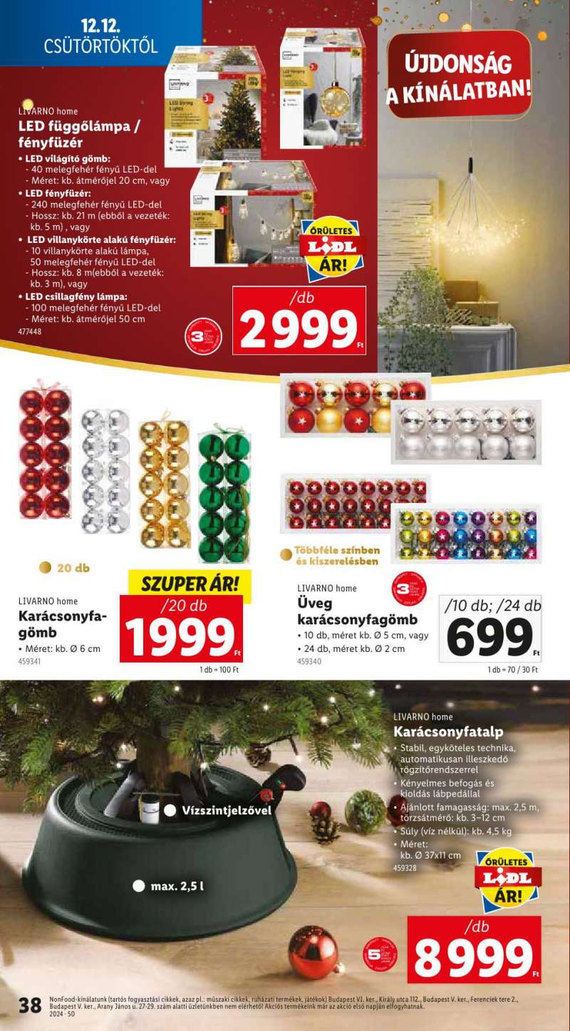 Lidl Akciós Újság 38 oldal