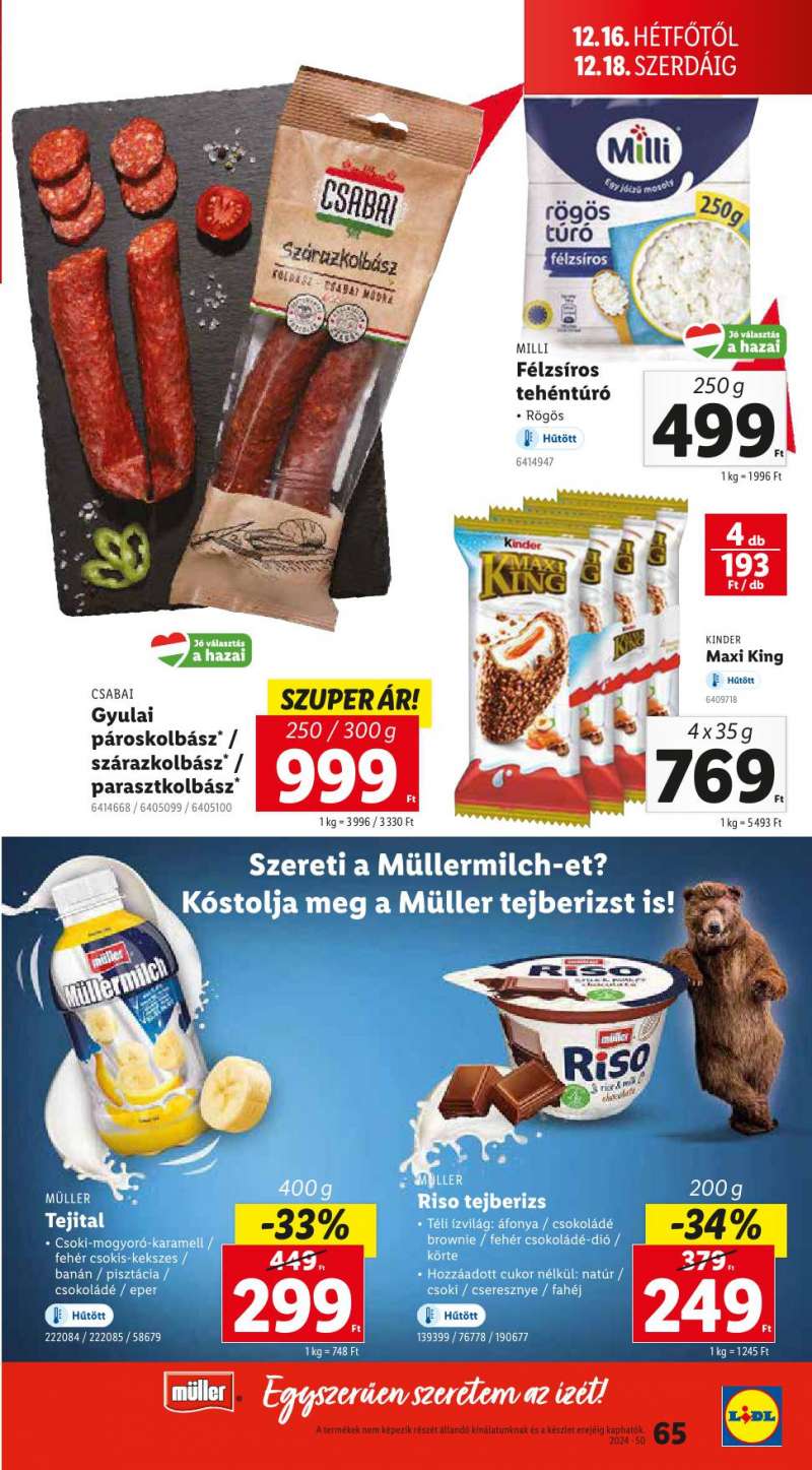 Lidl Akciós Újság 65 oldal