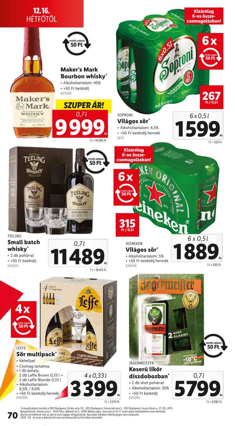 Lidl Akciós Újság 70 oldal