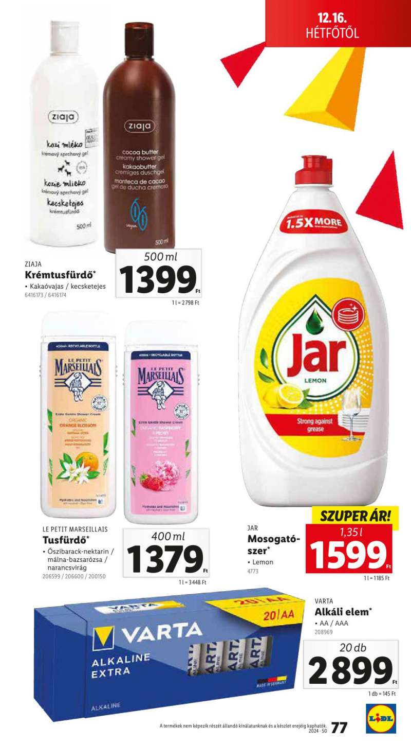 Lidl Akciós Újság 77 oldal