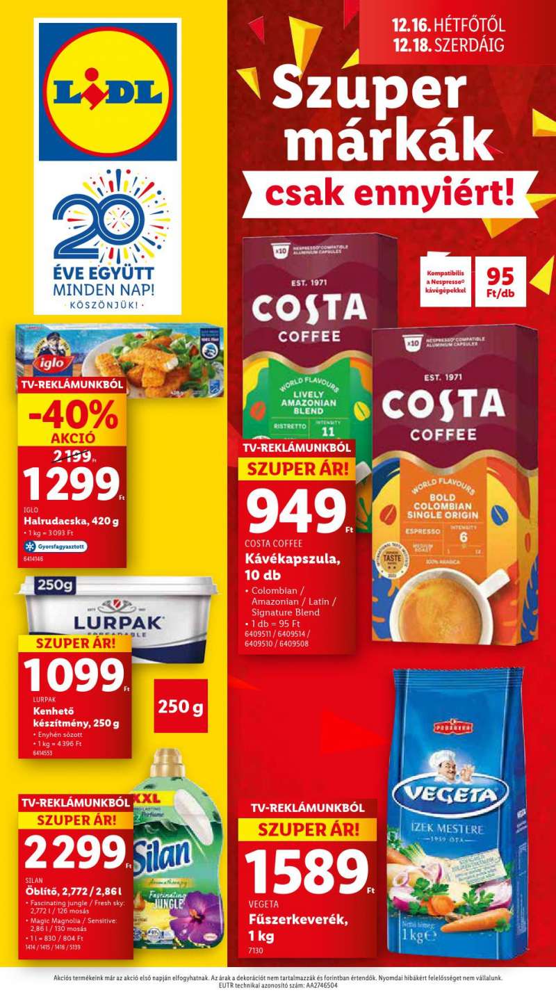 Lidl Akciós Újság 78 oldal