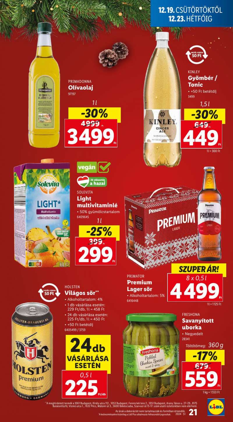 Lidl Akciós Újság 21 oldal