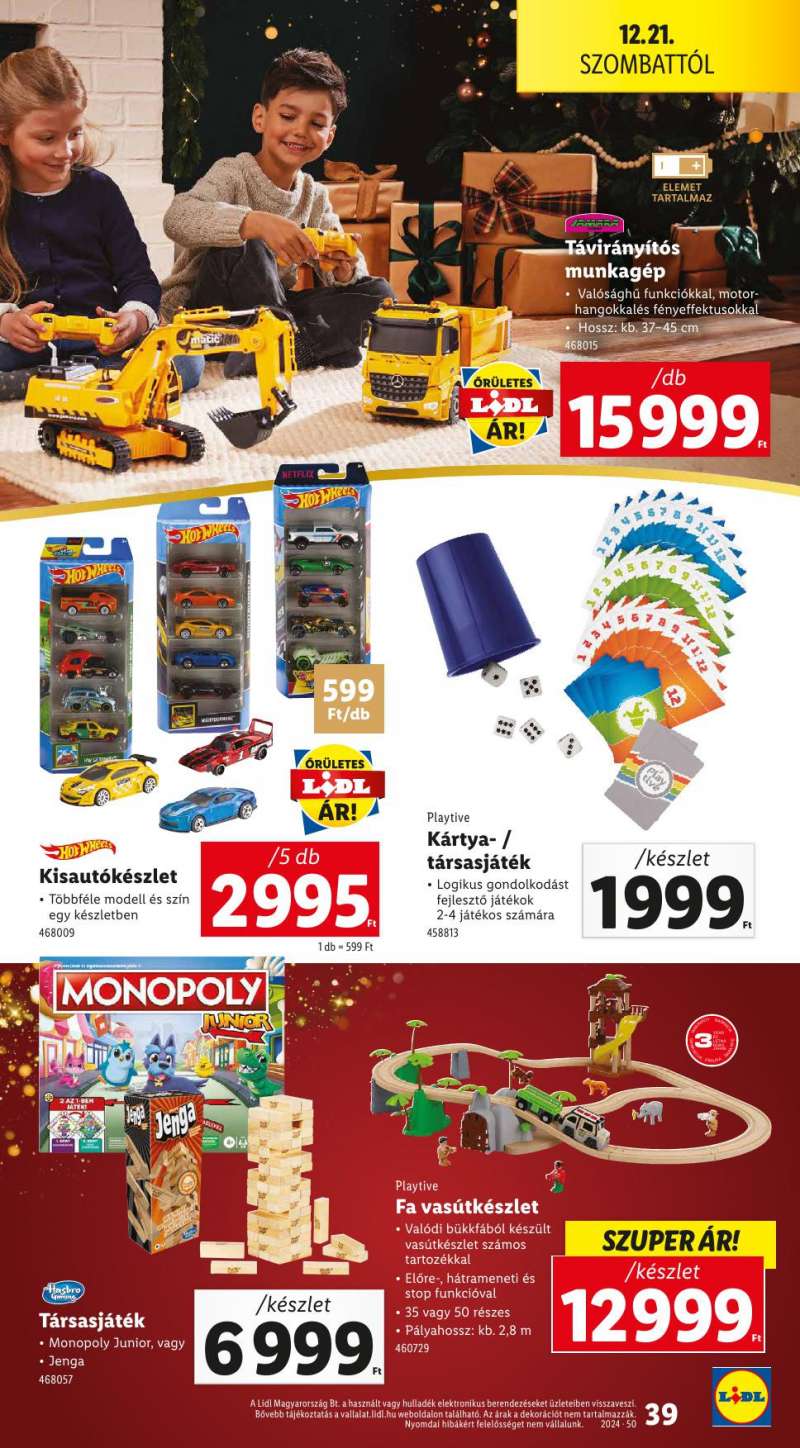 Lidl Akciós Újság 39 oldal