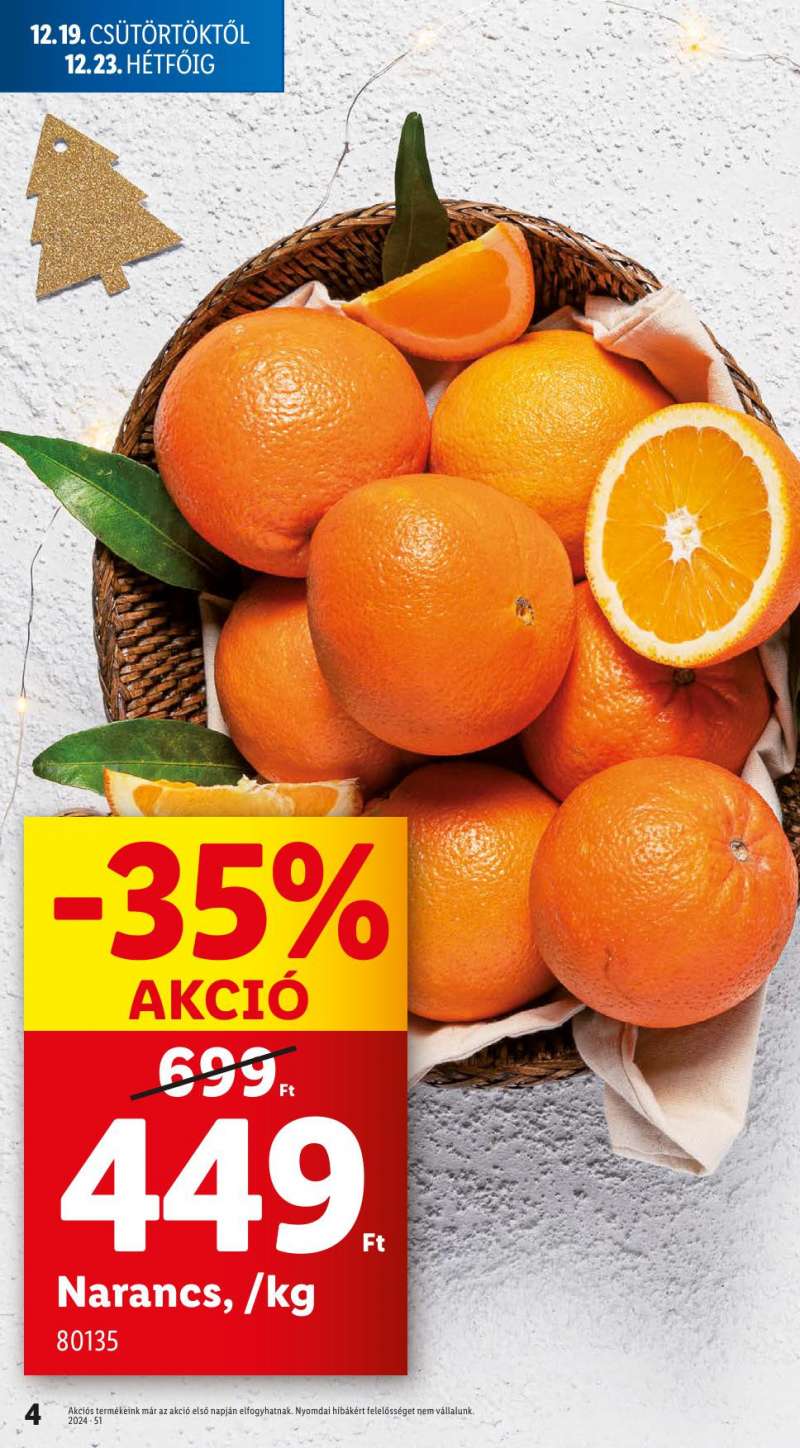 Lidl Akciós Újság 4 oldal