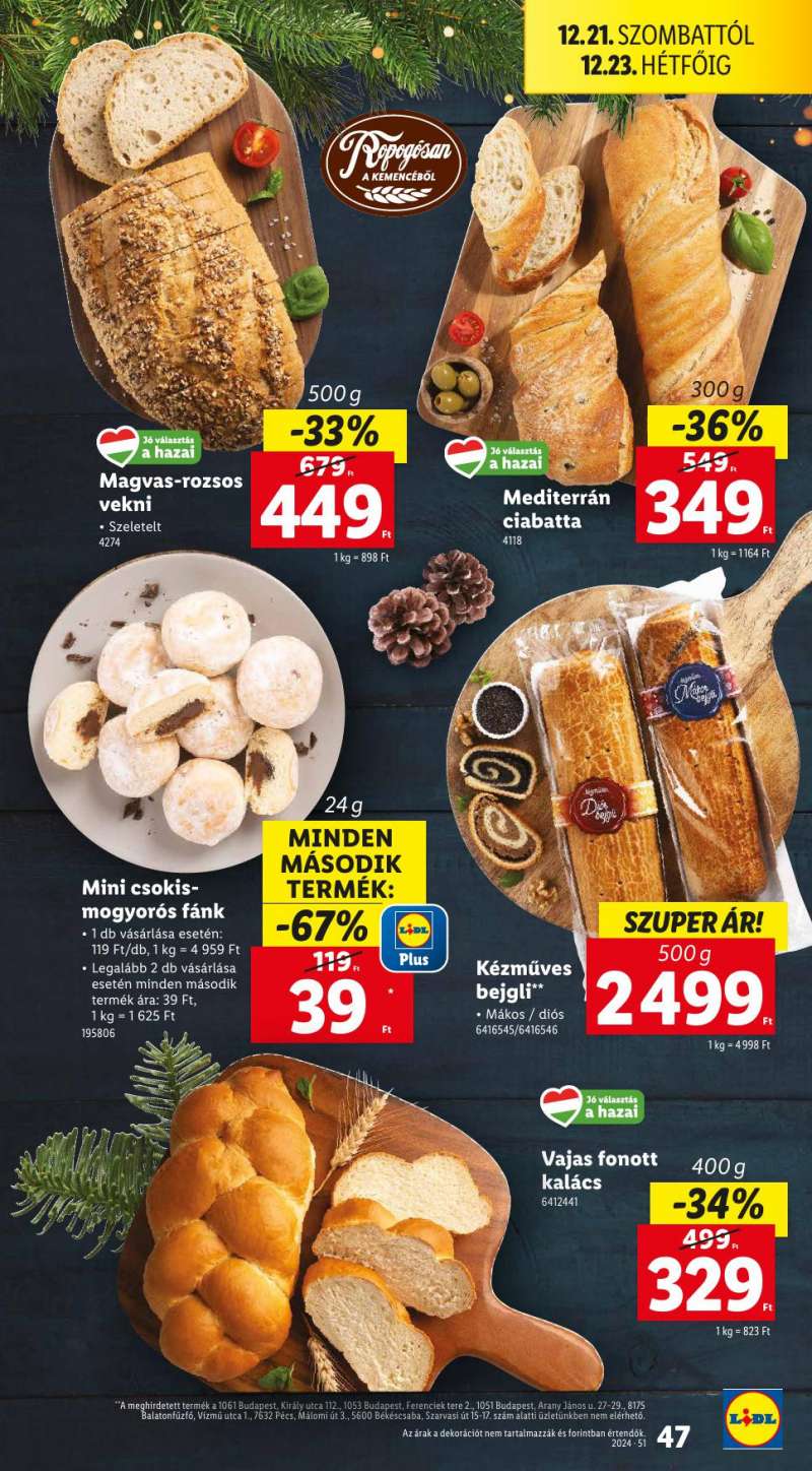 Lidl Akciós Újság 47 oldal