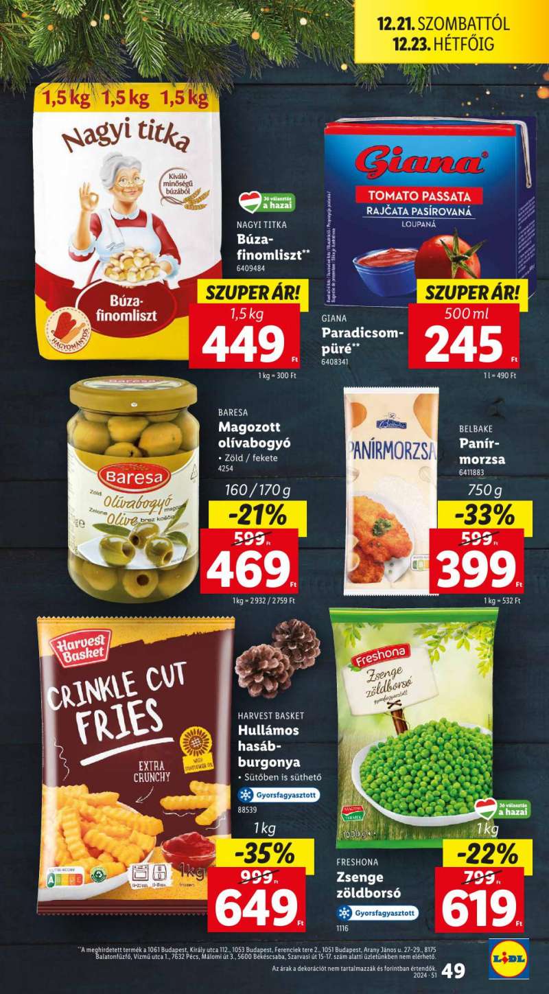 Lidl Akciós Újság 49 oldal