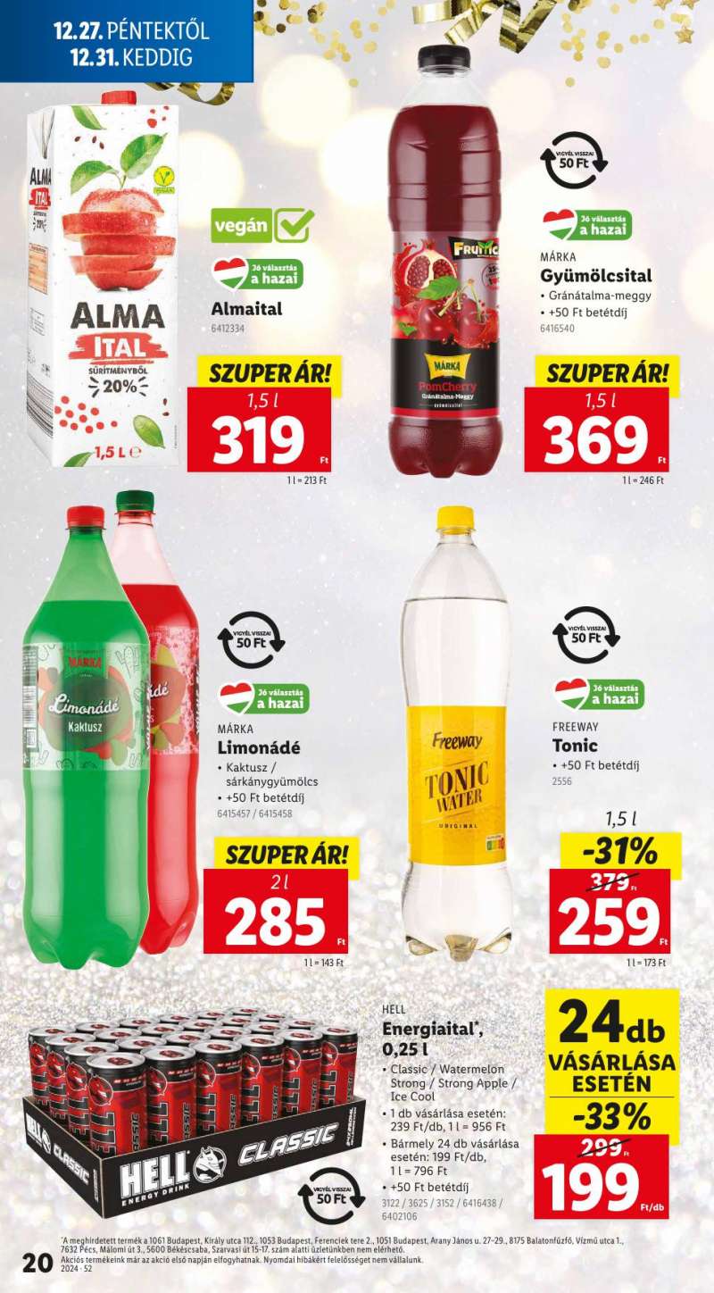 Lidl Akciós Újság 20 oldal