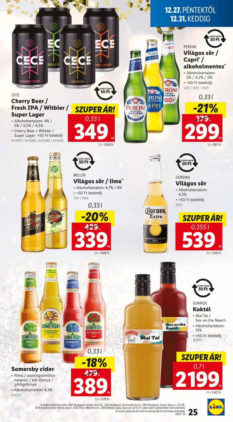 Lidl Akciós Újság 25 oldal