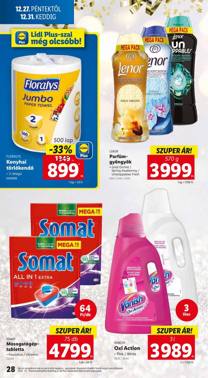 Lidl Akciós Újság 28 oldal