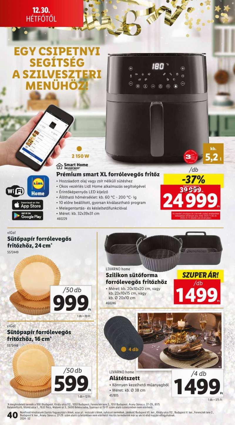 Lidl Akciós Újság 40 oldal