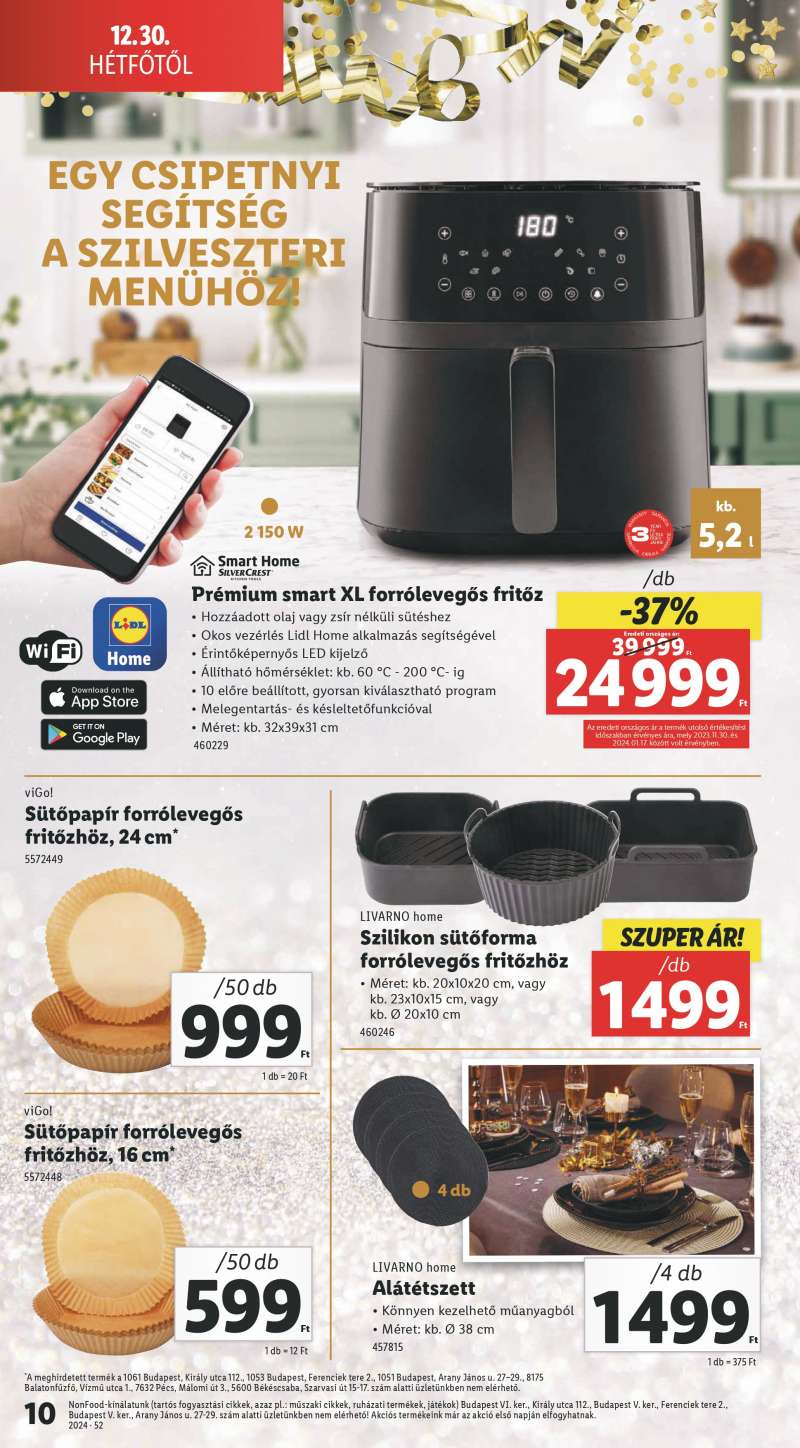 Lidl NonFood Akciós Újság 10 oldal