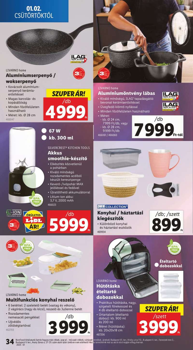 Lidl Akciós Újság 34 oldal