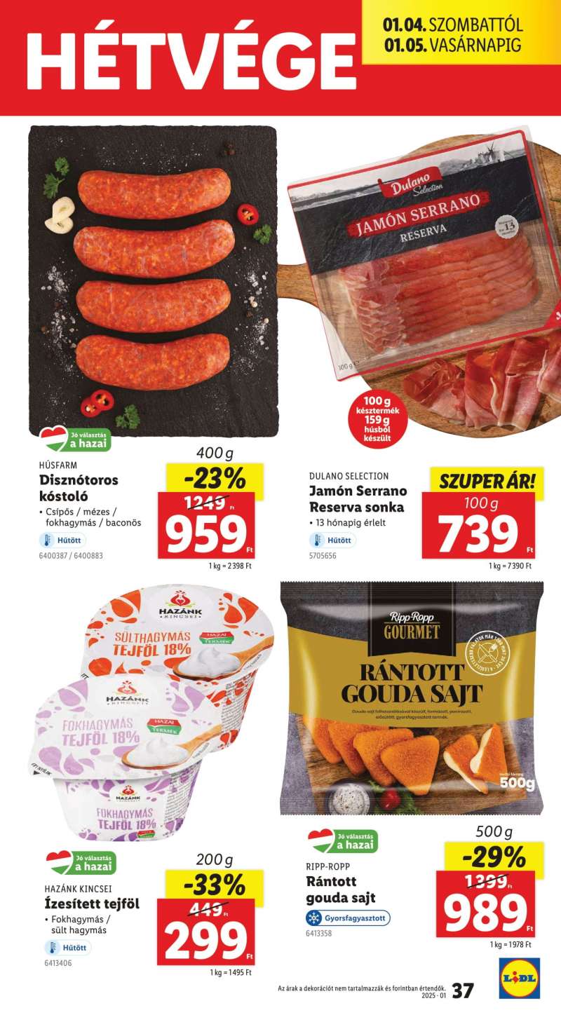 Lidl Akciós Újság 37 oldal