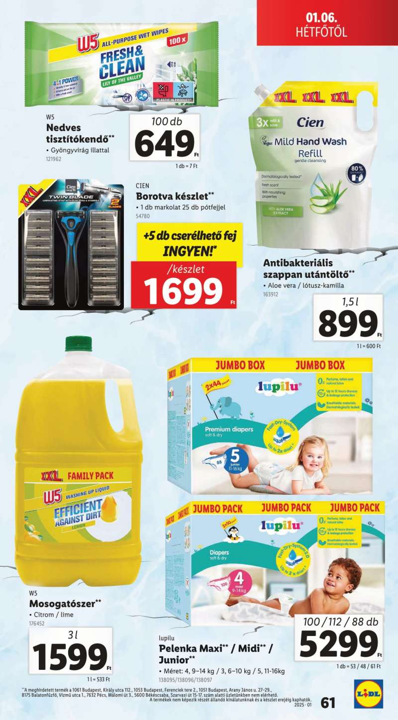 Lidl Akciós Újság 61 oldal