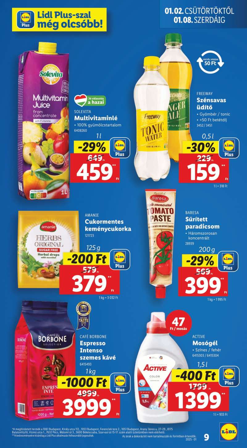 Lidl Akciós Újság 9 oldal