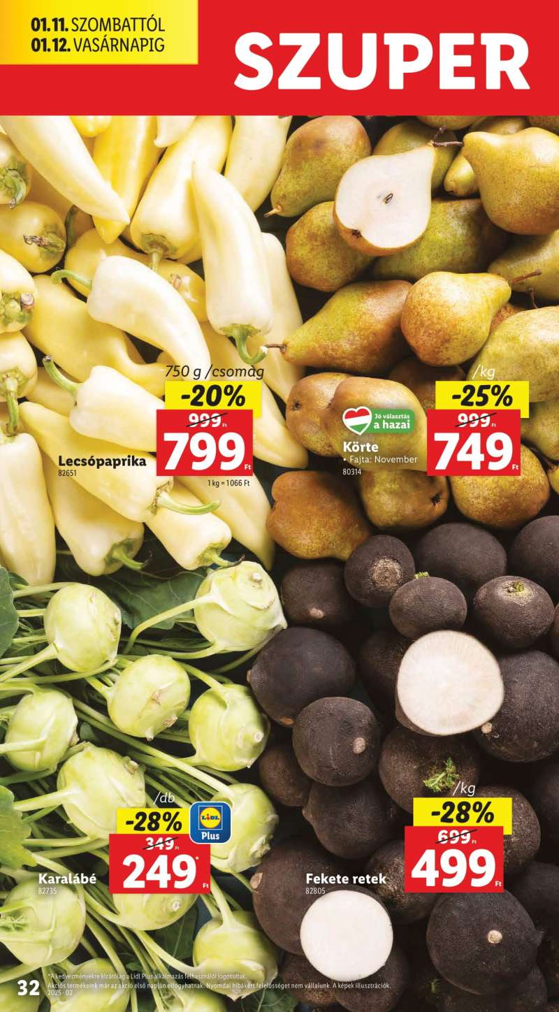 Lidl Akciós Újság 32 oldal