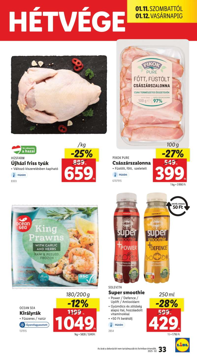 Lidl Akciós Újság 33 oldal