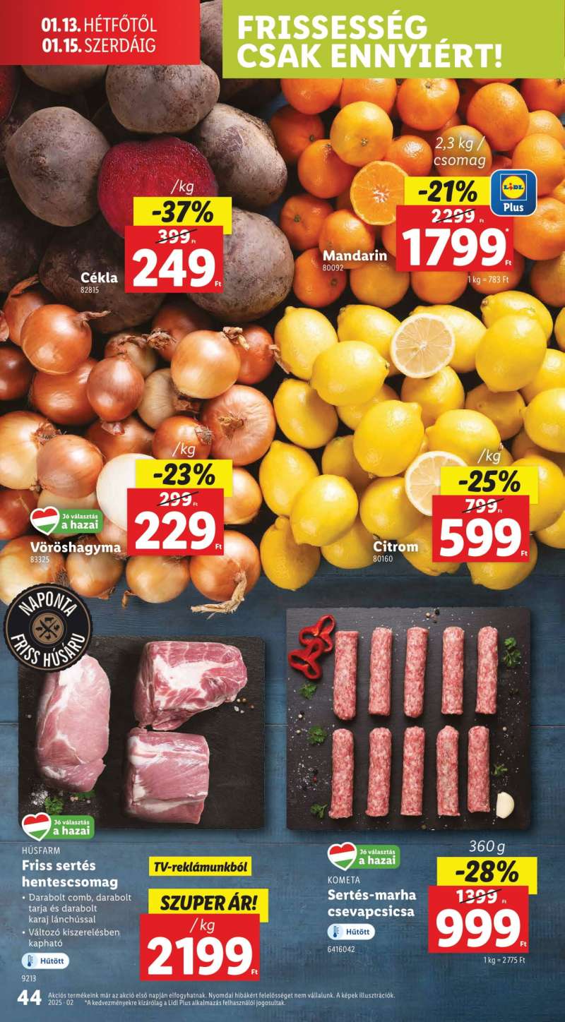 Lidl Akciós Újság 44 oldal