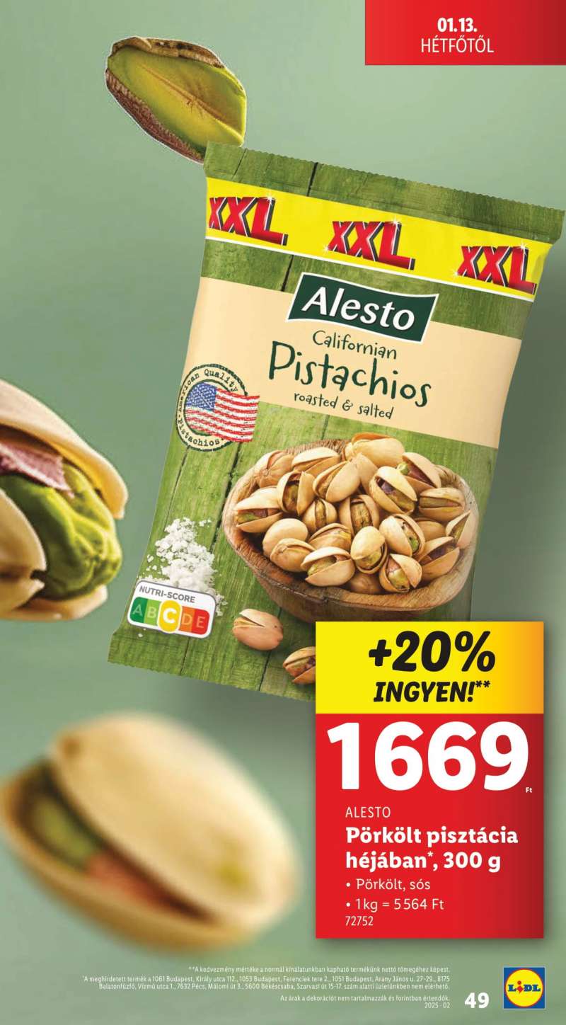 Lidl Akciós Újság 49 oldal