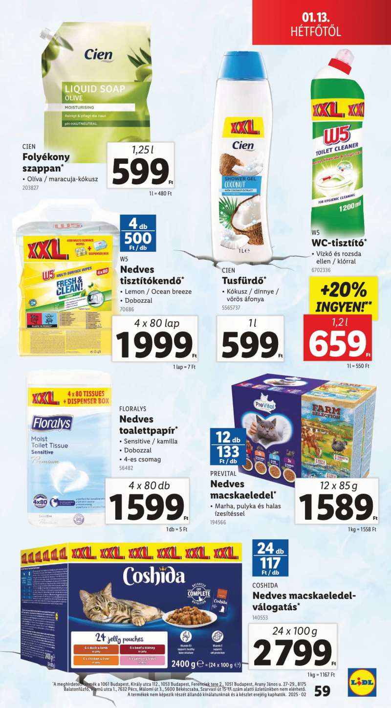 Lidl Akciós Újság 59 oldal