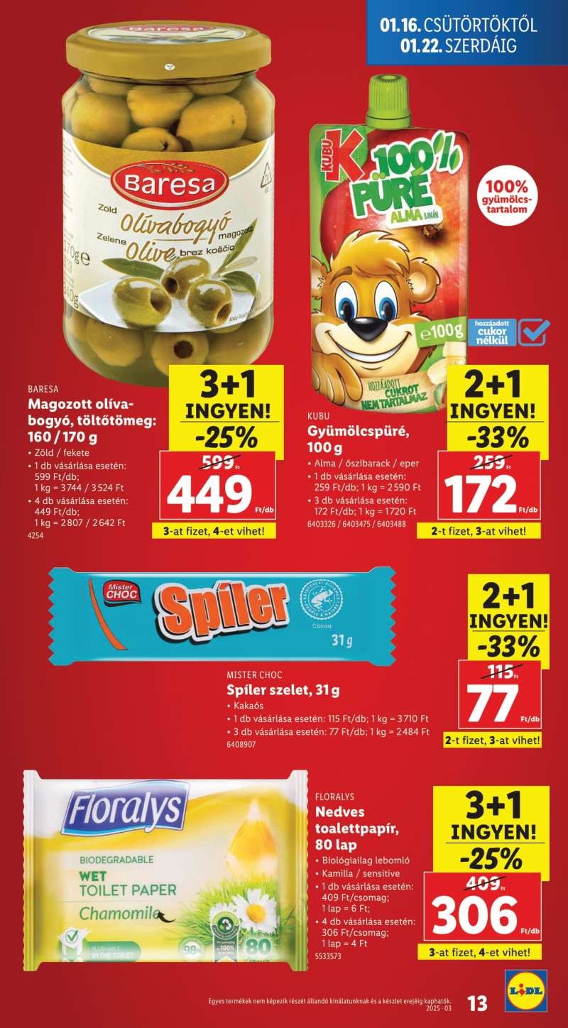 Lidl Akciós Újság 13 oldal