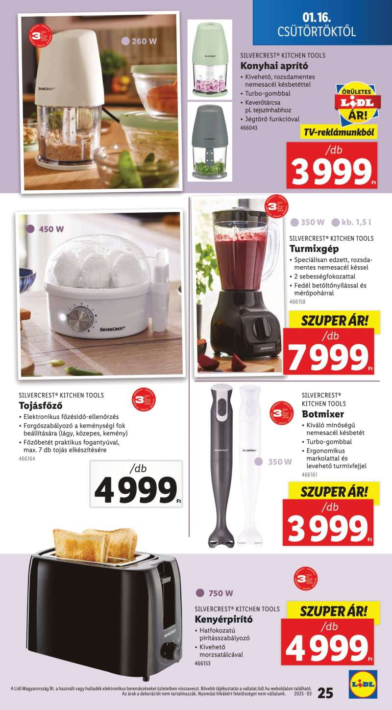 Lidl Akciós Újság 25 oldal