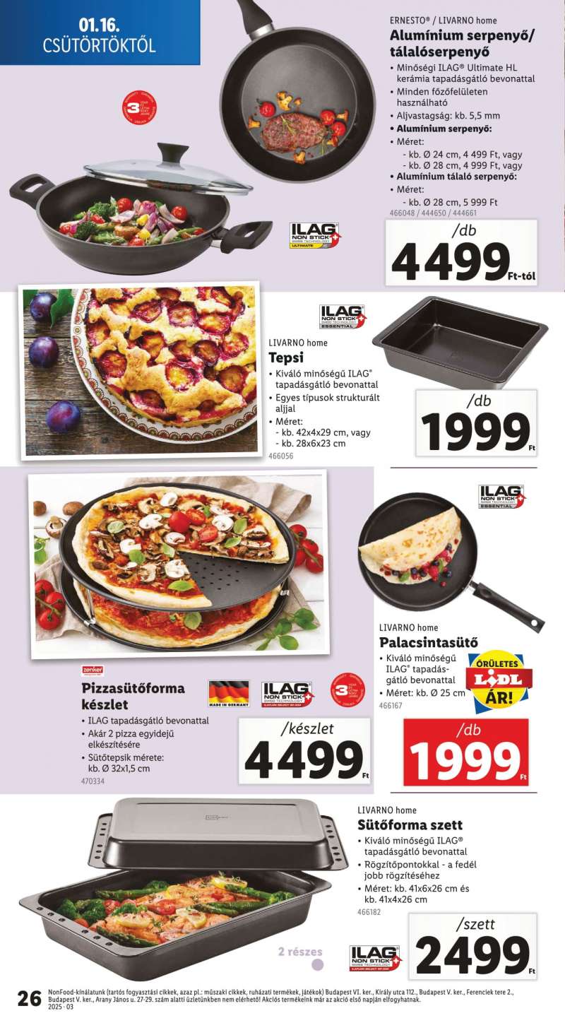 Lidl Akciós Újság 26 oldal