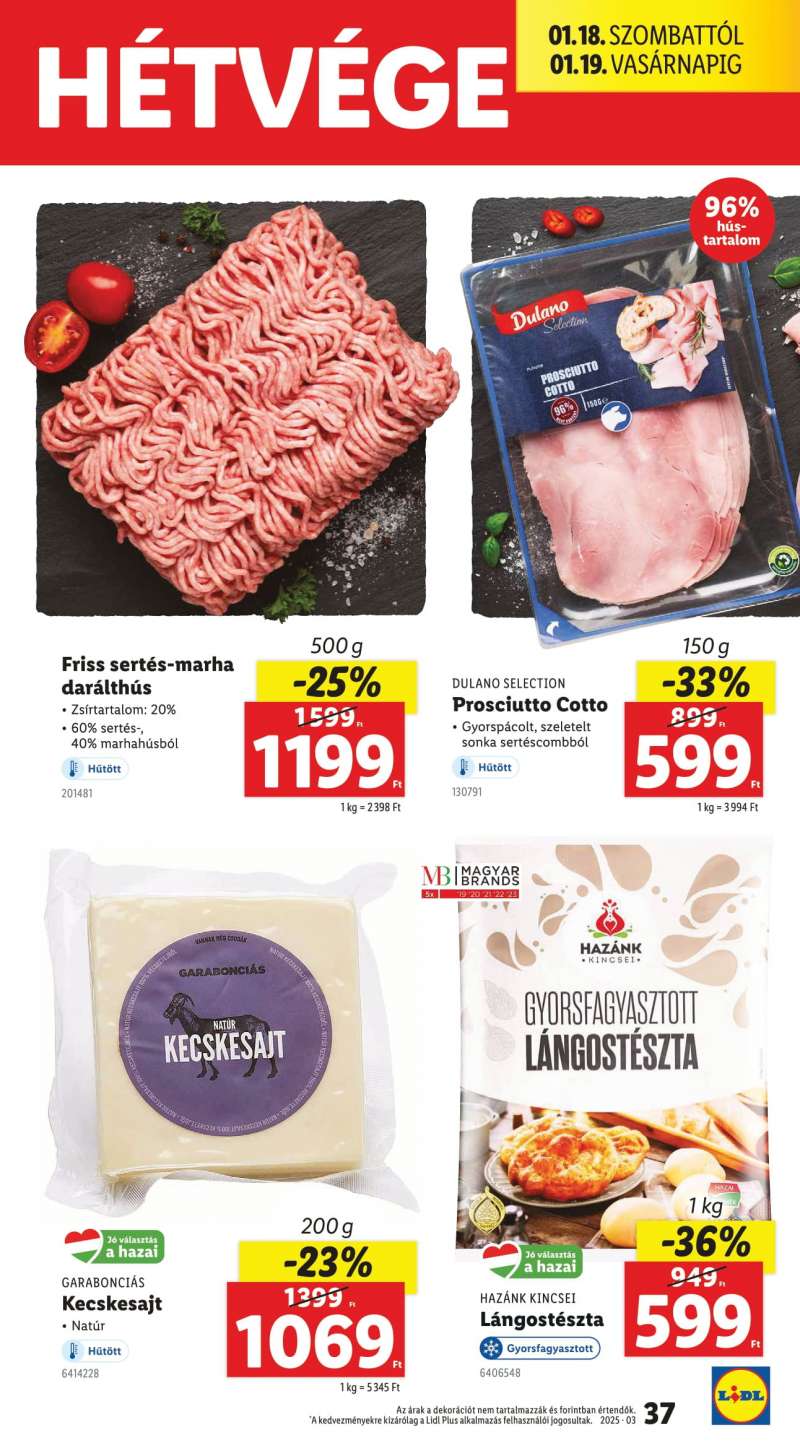 Lidl Akciós Újság 37 oldal