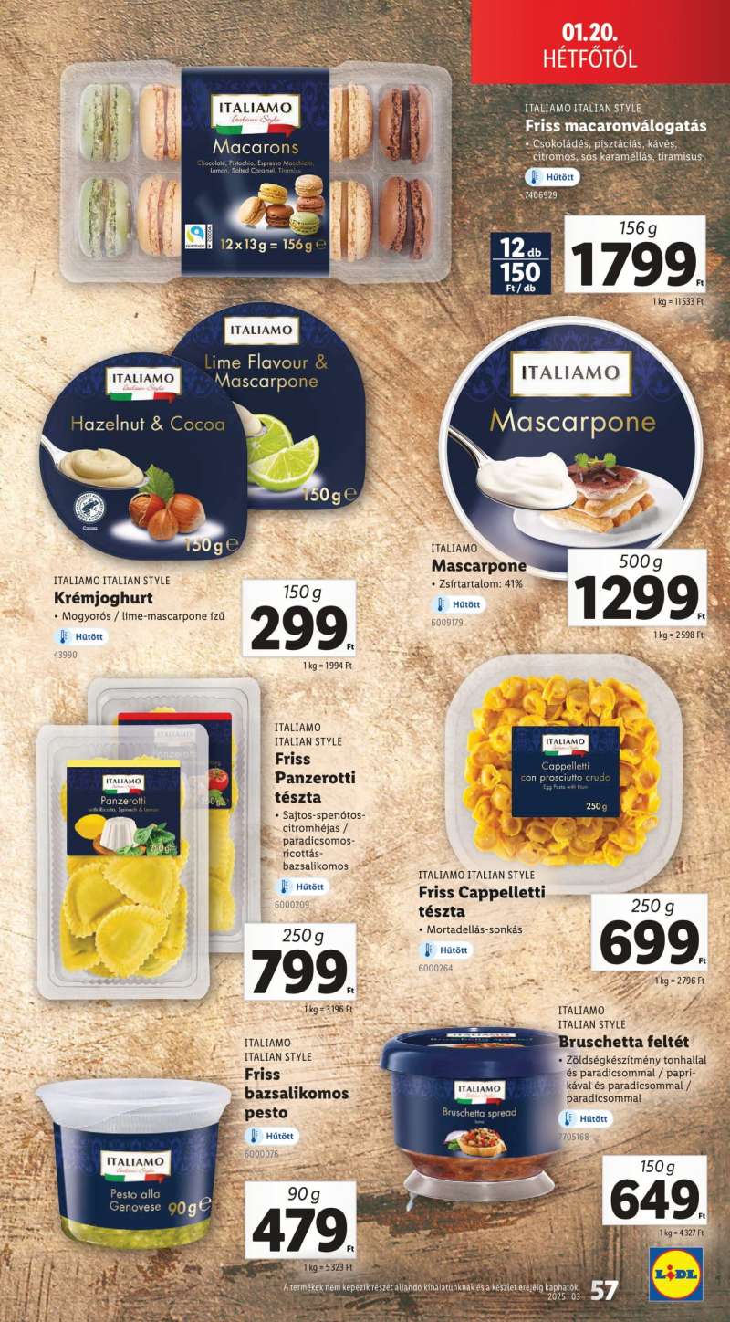 Lidl Akciós Újság 57 oldal