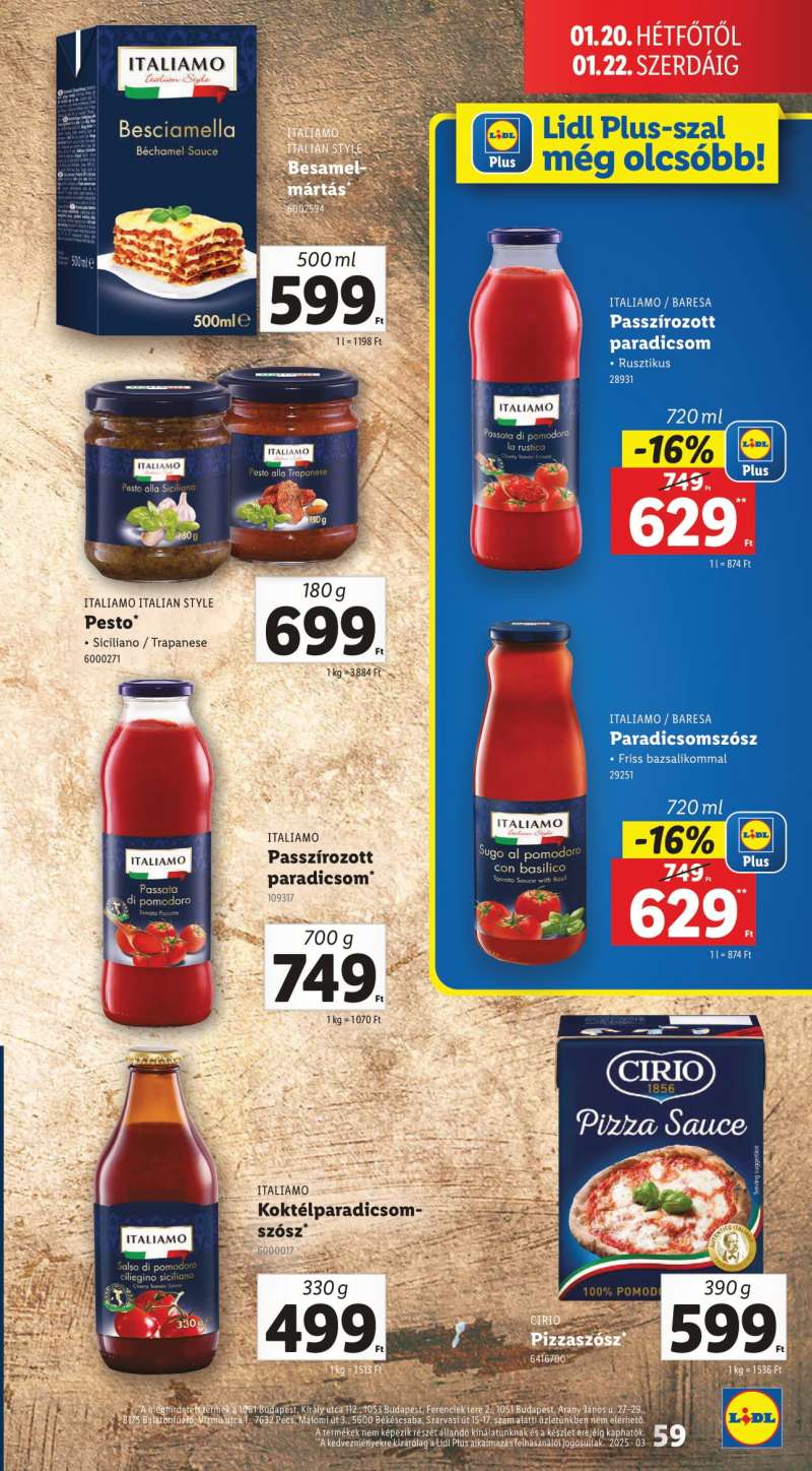 Lidl Akciós Újság 59 oldal