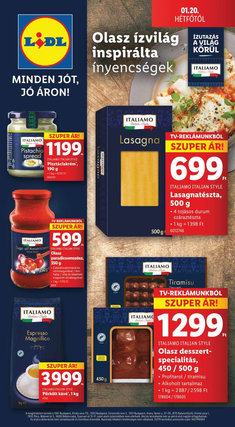 Lidl Akciós Újság 66 oldal