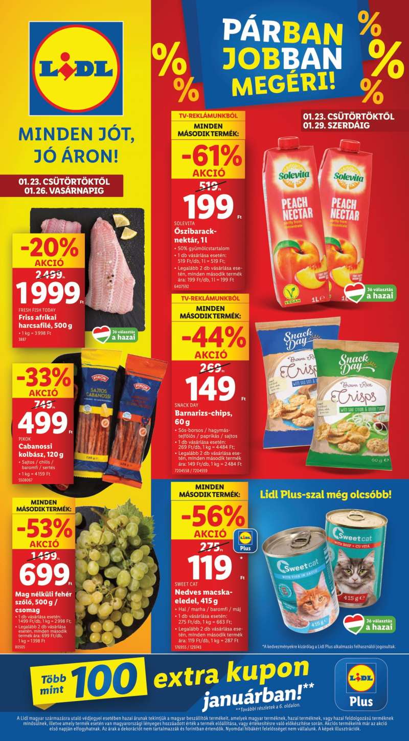 Lidl Akciós Újság 1 oldal