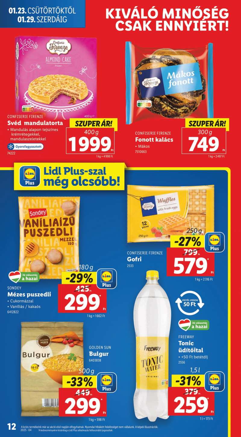 Lidl Akciós Újság 12 oldal