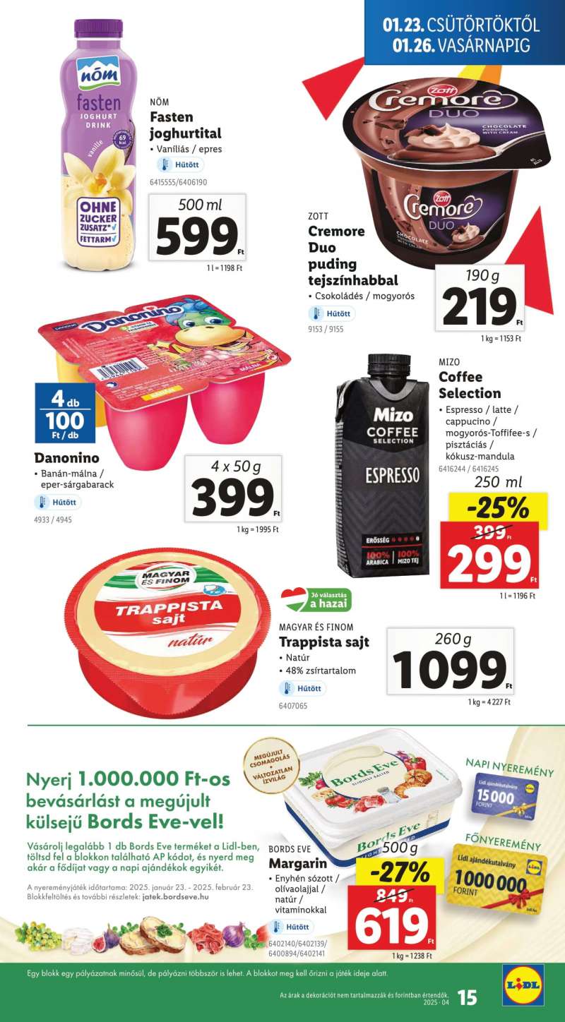 Lidl Akciós Újság 15 oldal