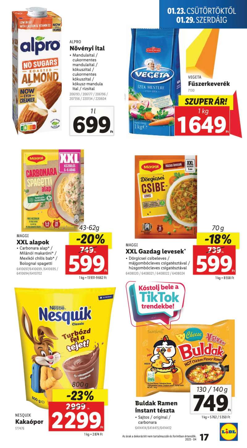 Lidl Akciós Újság 17 oldal