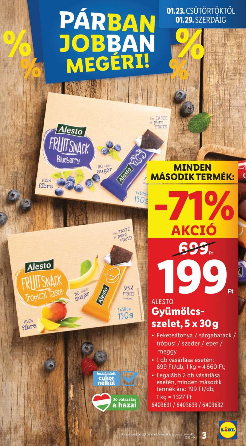 Lidl Akciós Újság 3 oldal