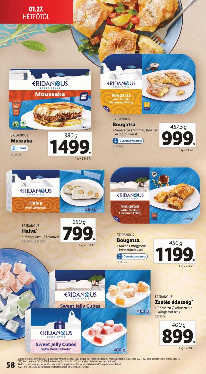 Lidl Akciós Újság 58 oldal