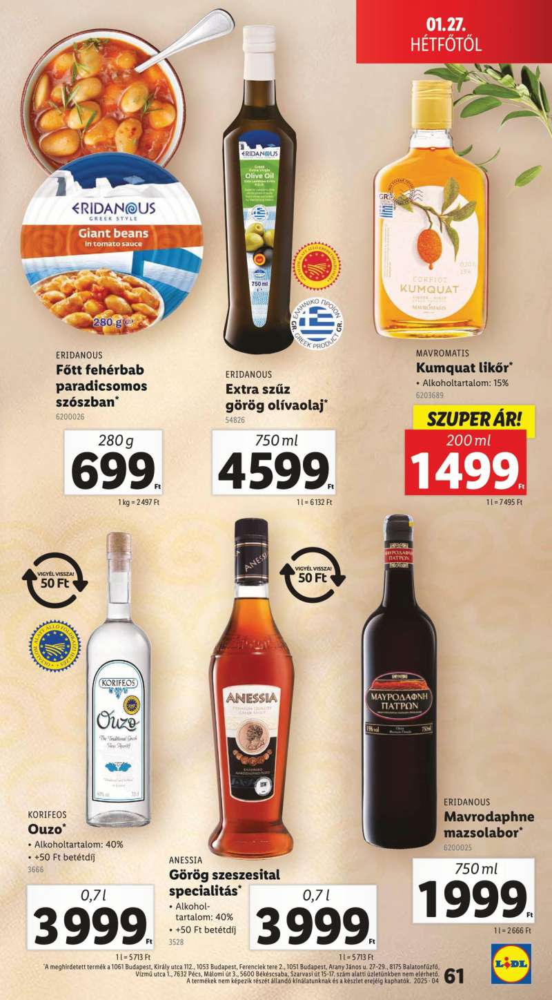 Lidl Akciós Újság 61 oldal