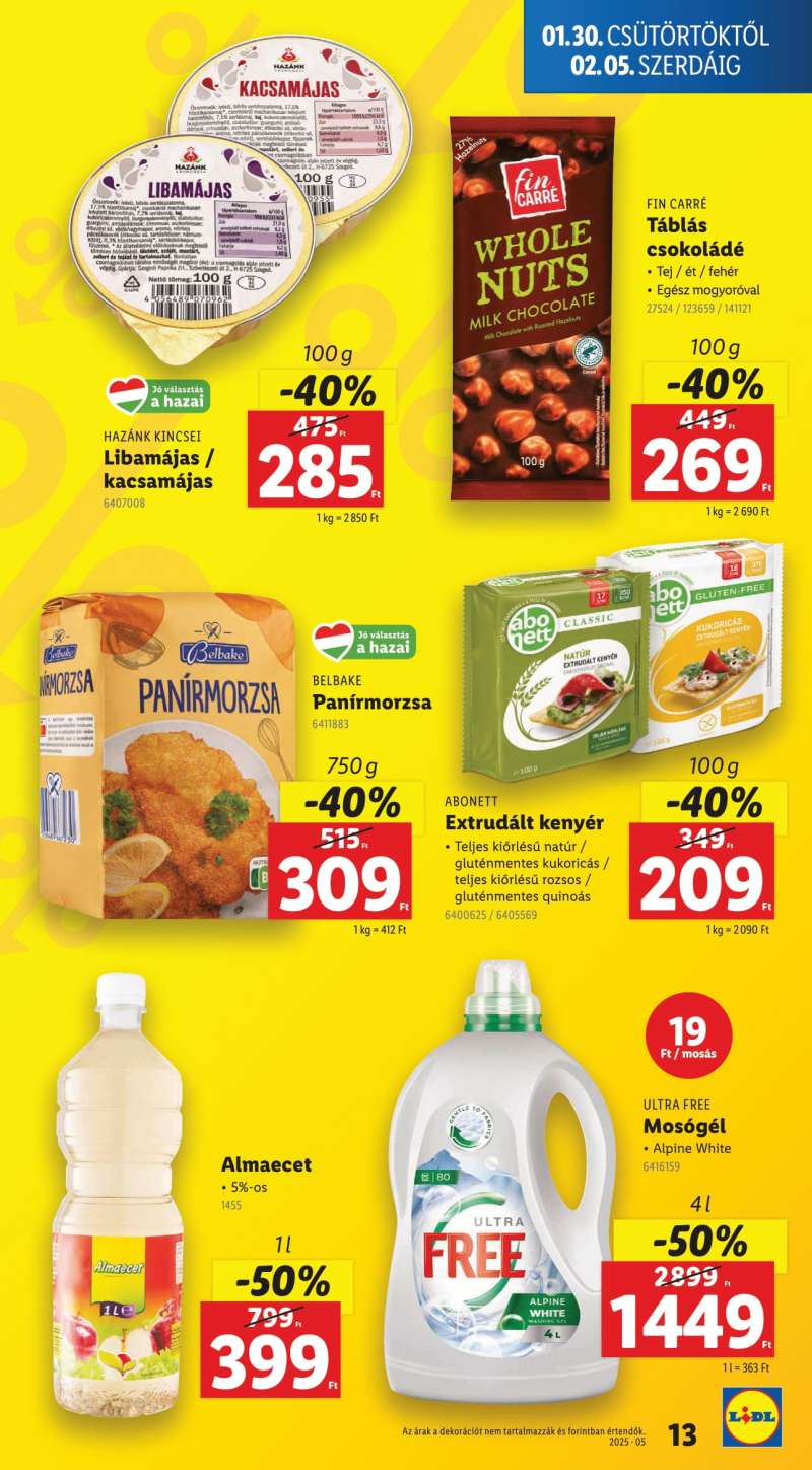 Lidl Akciós Újság 13 oldal