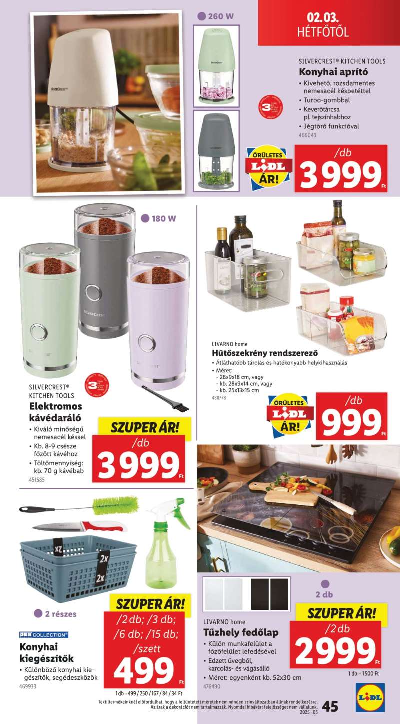 Lidl Akciós Újság 45 oldal