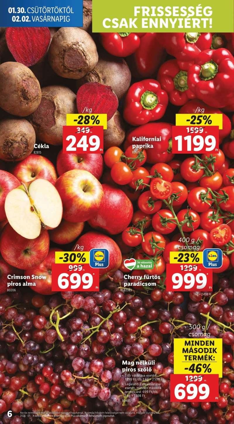 Lidl Akciós Újság 6 oldal