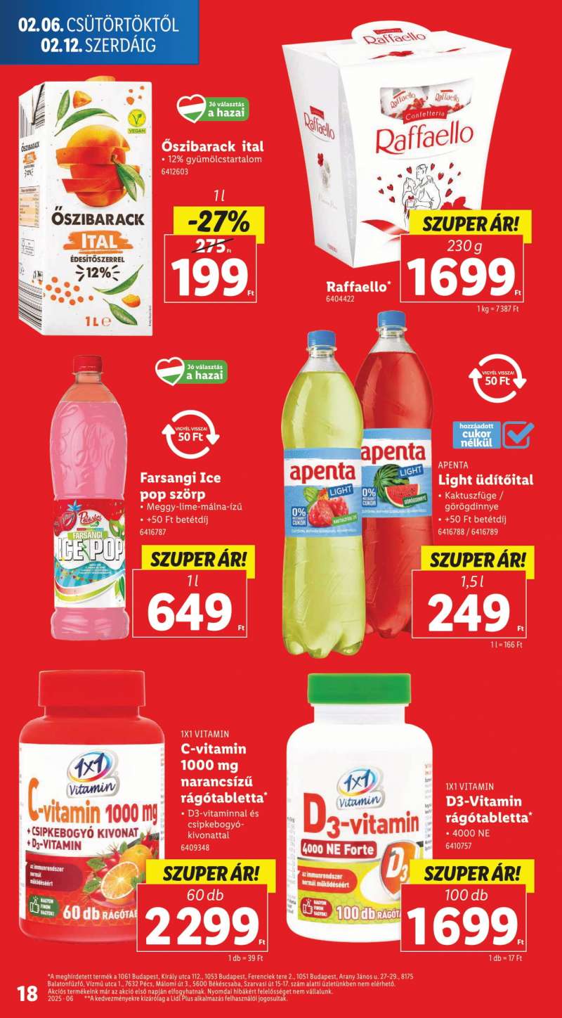 Lidl Akciós Újság 18 oldal