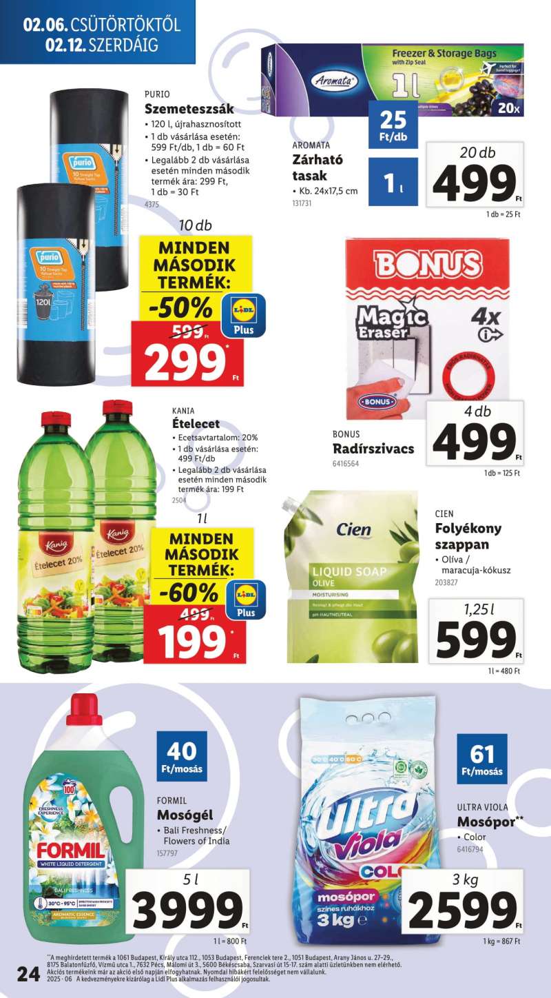 Lidl Akciós Újság 24 oldal