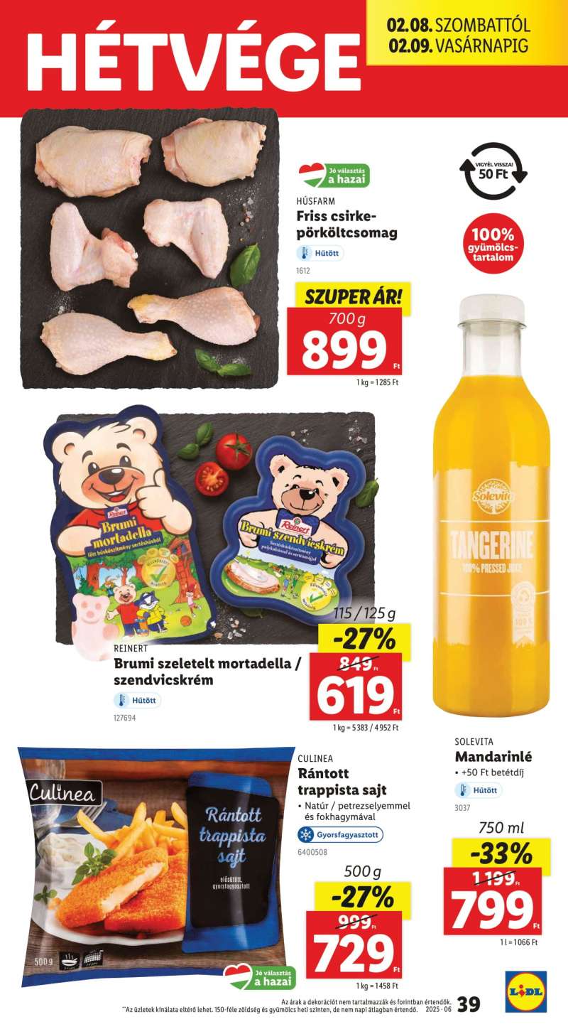 Lidl Akciós Újság 39 oldal